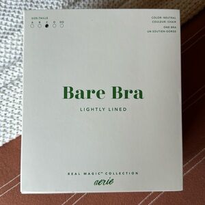 Aerie Bare Bra. Backless, strapless bra lightly lined size c
